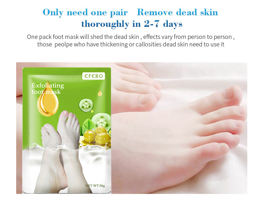 Exfoliating Foot Mask Foot SPA Pedicure Socks Removing Dead Skin Whitening Heels Feet Peeling Anti Cracked Foot Skin Care Exfoliating Foot Mask Foot SPA Pedicure Socks Removing Dead Skin Whitening Heels Feet Peeling Anti Cracked Foot Skin Care